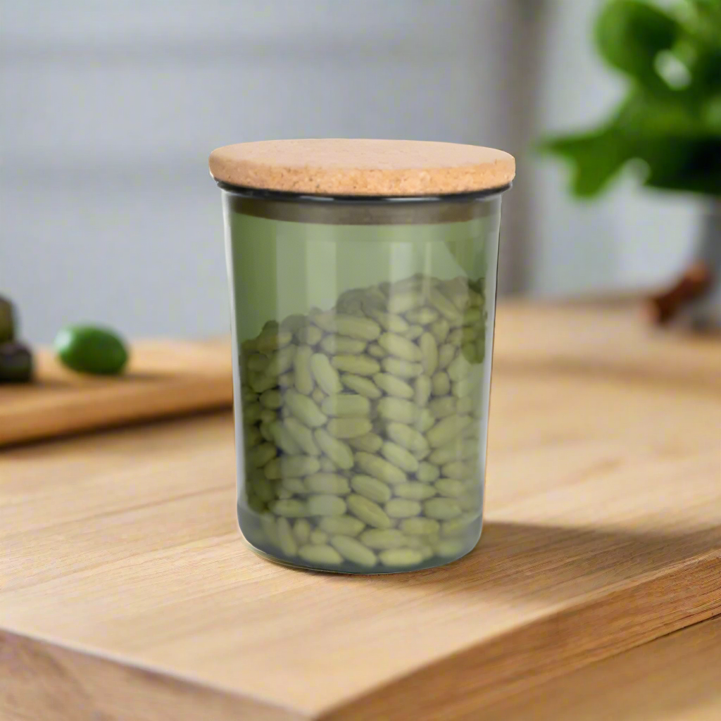 Airtight Container With Cork Lid 0.85L