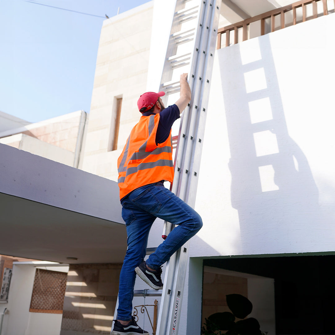 Aluminium Industrial Ladder 3*14 Steps (3*4Mt) - A Type