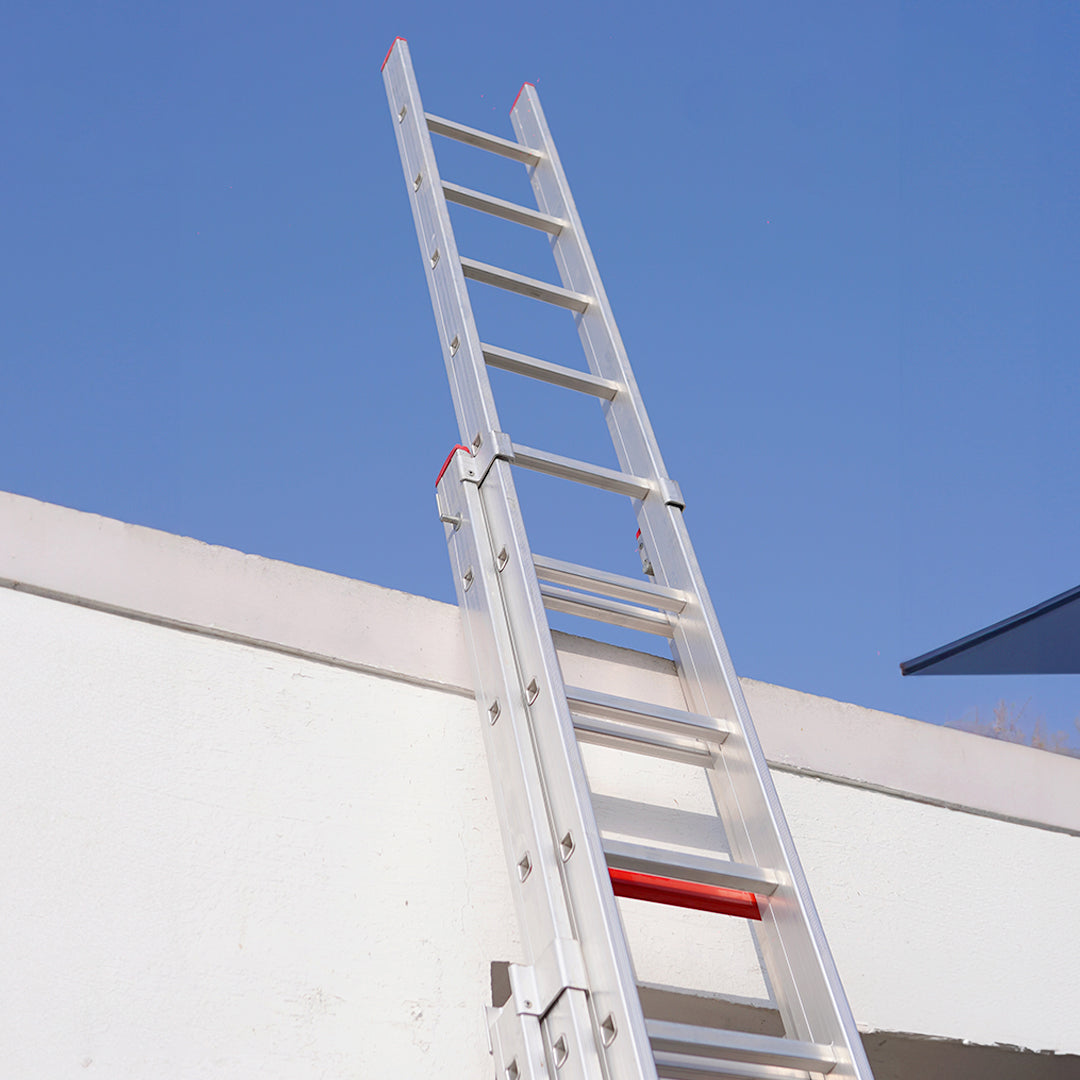 Aluminium Industrial Ladder 3*20 Stpes (3*6Mt) - A Type Premium