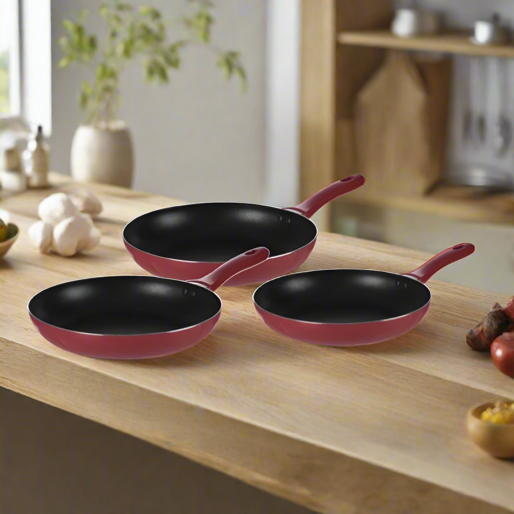 Aluminium Frying Pan Diavola San Pietro (Set of 3)