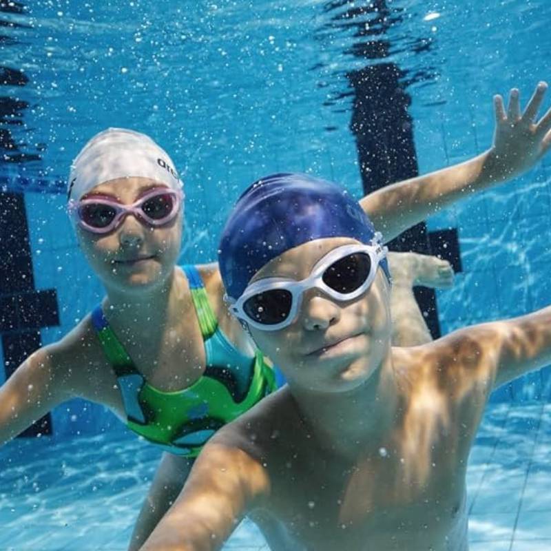 Arena 365 Junior Swimming Goggles-Smoke White Clear