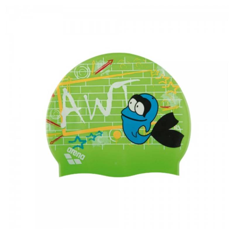 Arena AWT Multi Junior Swimming Cap-Green