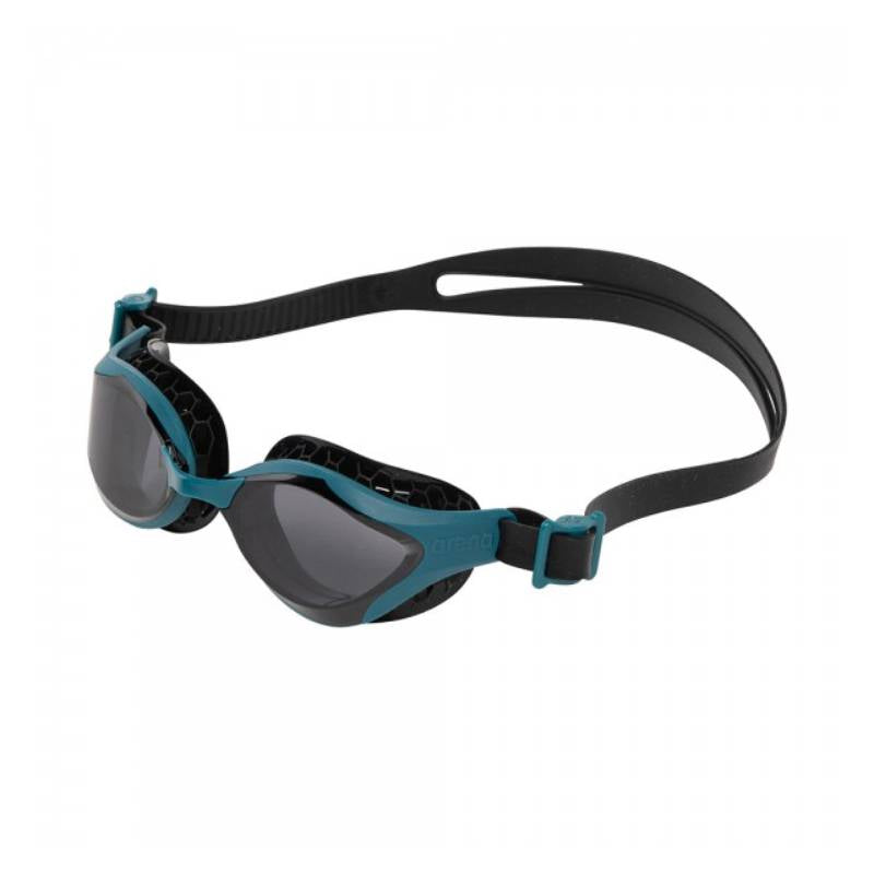 Arena Air Bold Swipe Swimming Goggles-Smoke Green Lake Black