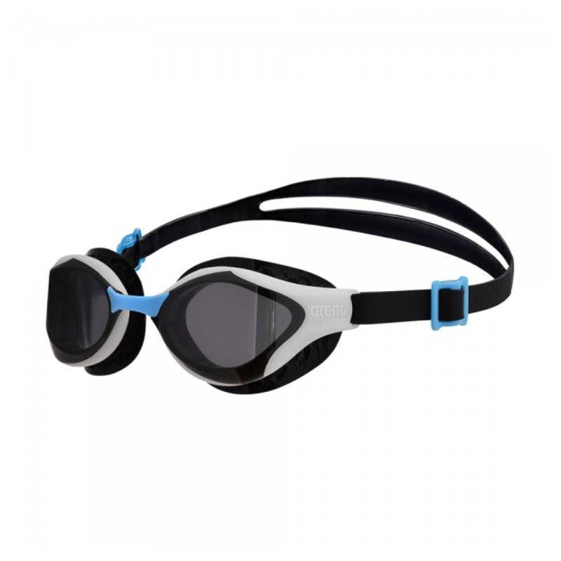Arena Air Bold Swipe Swimming Goggles-Smoke White Black