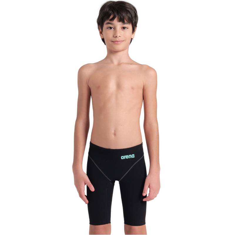 Arena Boys Impulso Powerskin Jammer - Black-Teal