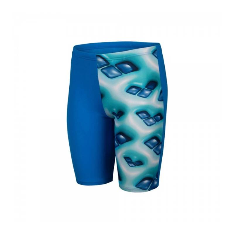 Arena Boys Logo Graphic Junior Jammers-Blue River Water