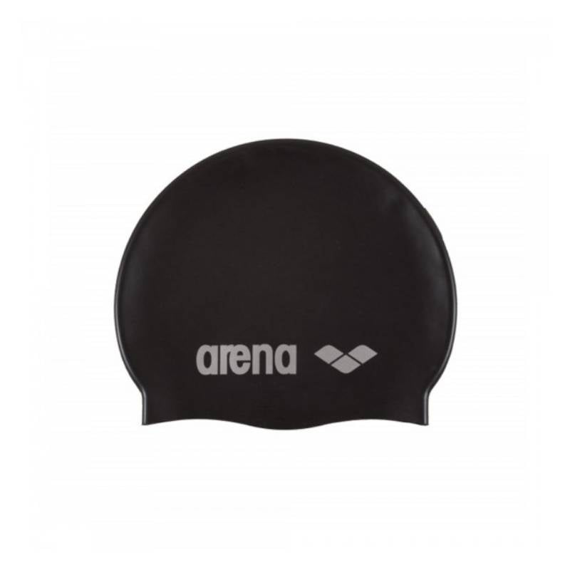 Arena Soft Latex Swimming Cap-Black TU (One Size Fits All)