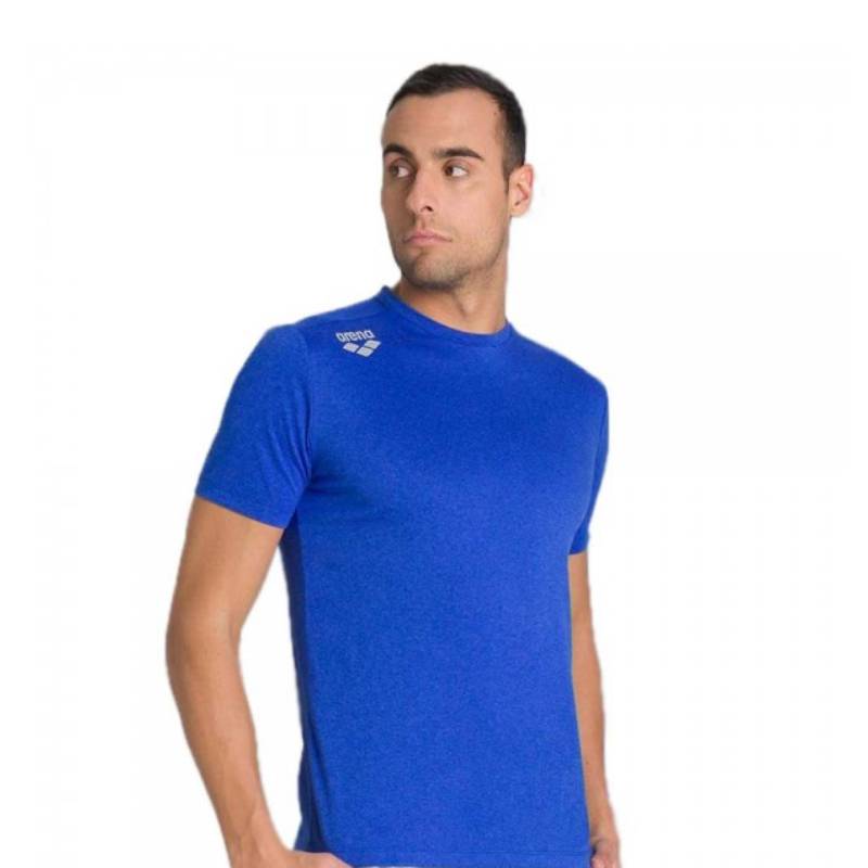 Arena TE Tech T-Shirt-Neon Blue Melange