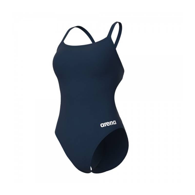Arena Women's Team Swimsuit Challenge Solid-Navy 28