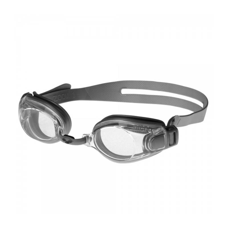 Arena Zoom X-Fit Swimming Goggles-Silver Clear