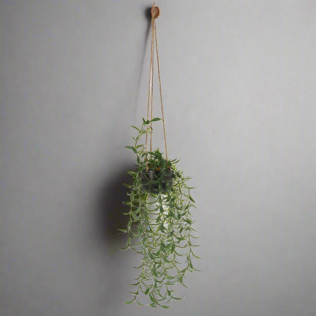 Artificial Hanging Plant In Ceramic Pot