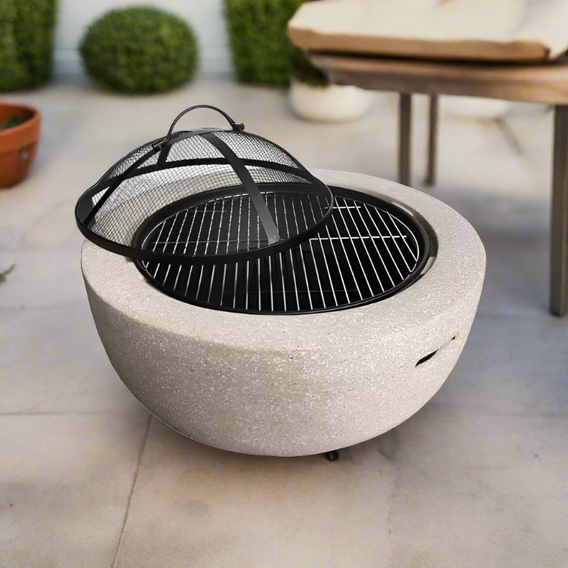 Net Cover BBQ Grill & Fire Bowl Small