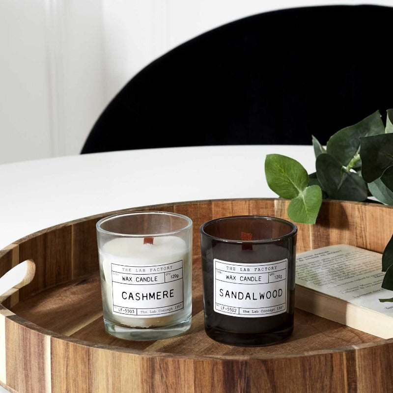 Lab Candle In A Glass Kraft Box