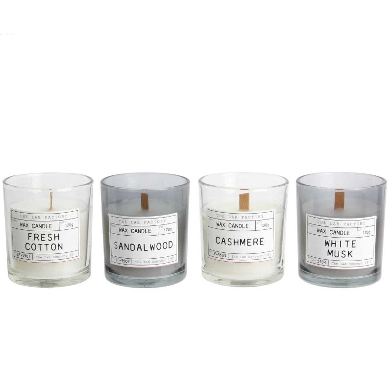 Lab Candle In A Glass Kraft Box