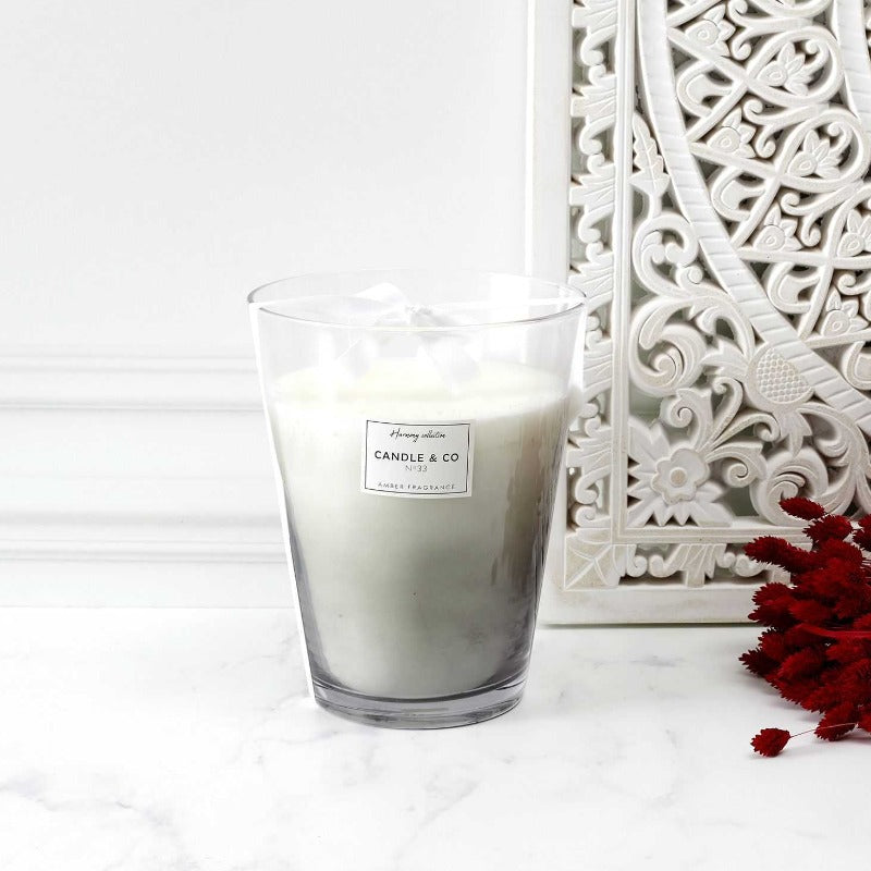 Scented Candle Vase Grey 23cm