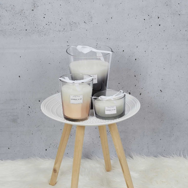 Scented Candle Beige Vase 23cm