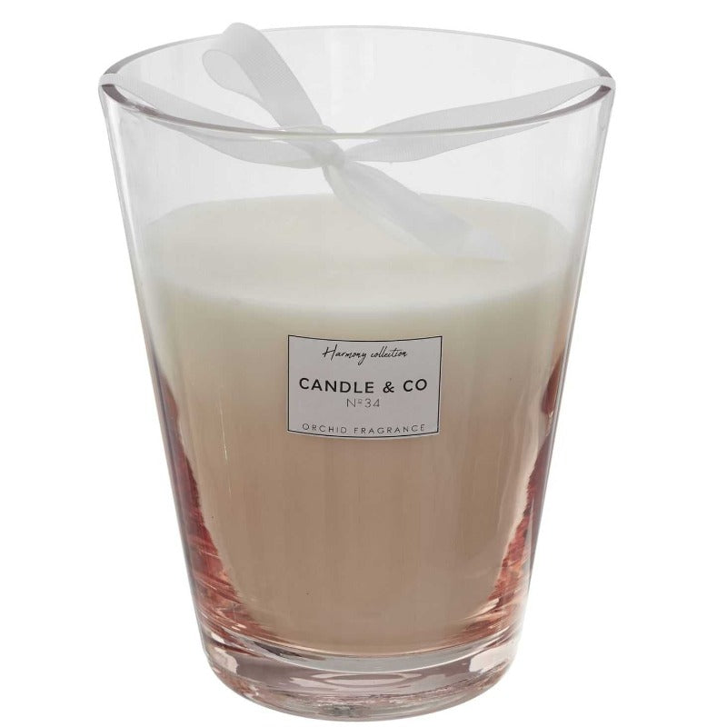 Scented Candle Beige Vase 23cm