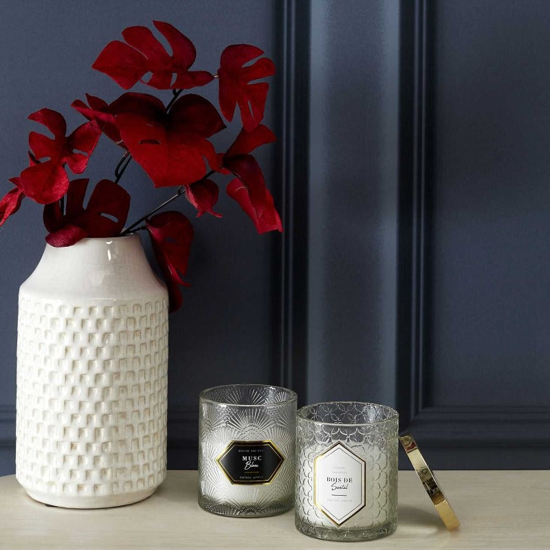 Glass Scented Candle 9x10.2x9