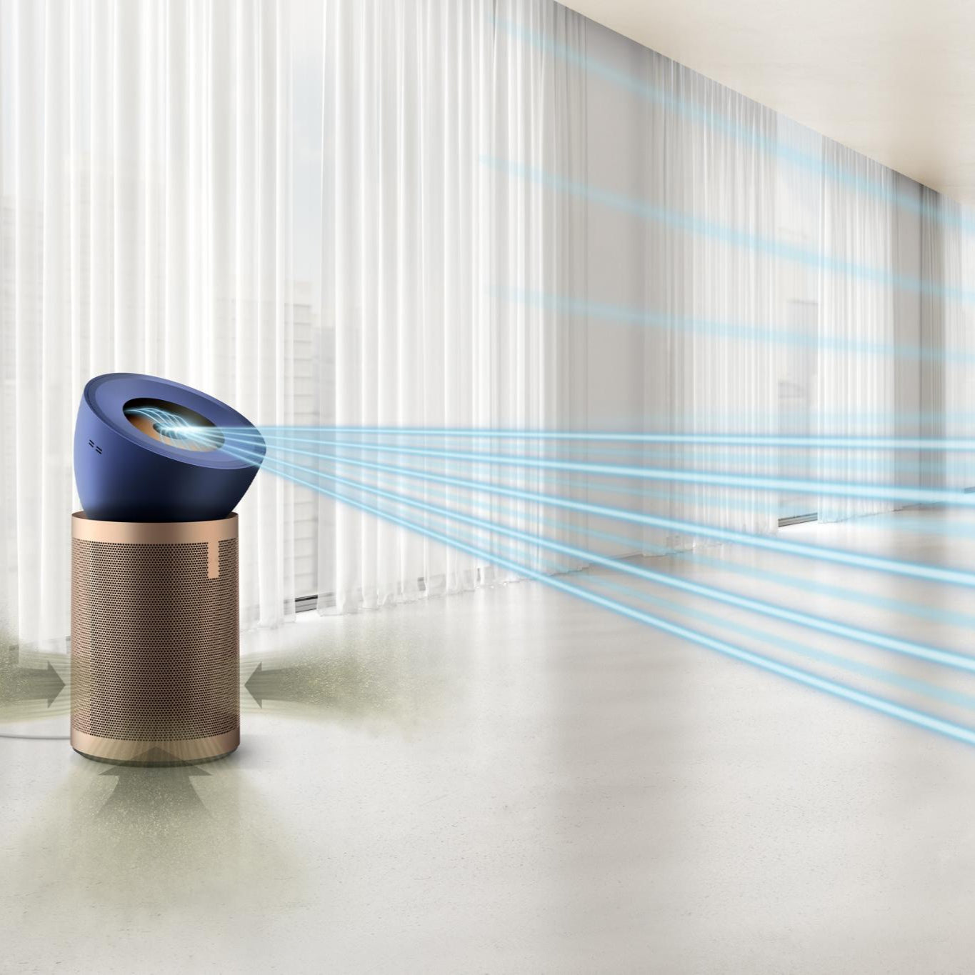 Dyson Purifier Big+Quiet Formaldehyde (Prussian Blue/Gold)