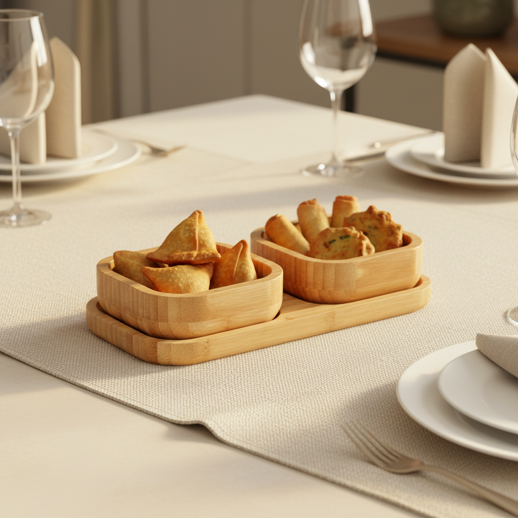 Bamboo Appetizer Set 3pcs