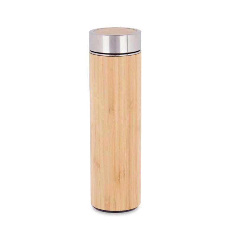 Bamboo Steel Thermos 500ml Filter
