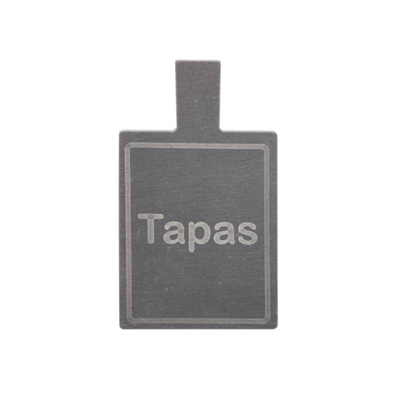 Bamboo and Slate Square Table Dec Tapas 11 x 19cm