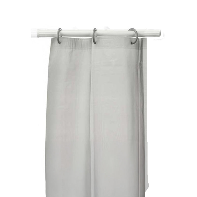 Bathroom Curtain Peva and Shower Mat Grey Set