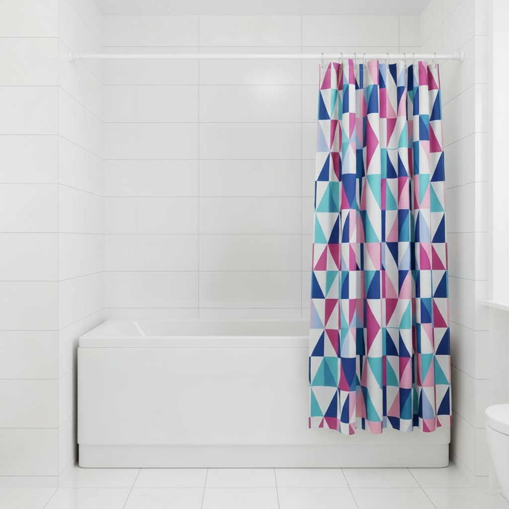 Bathtub Shower Curtain Bar 110-200cm