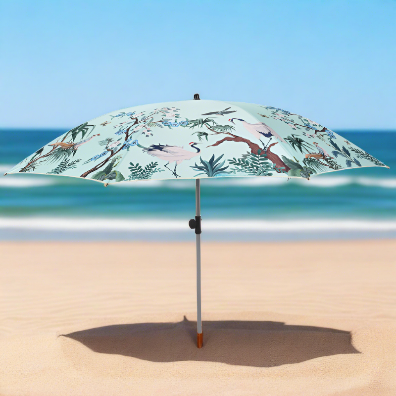 Beach Umbrella Peacock