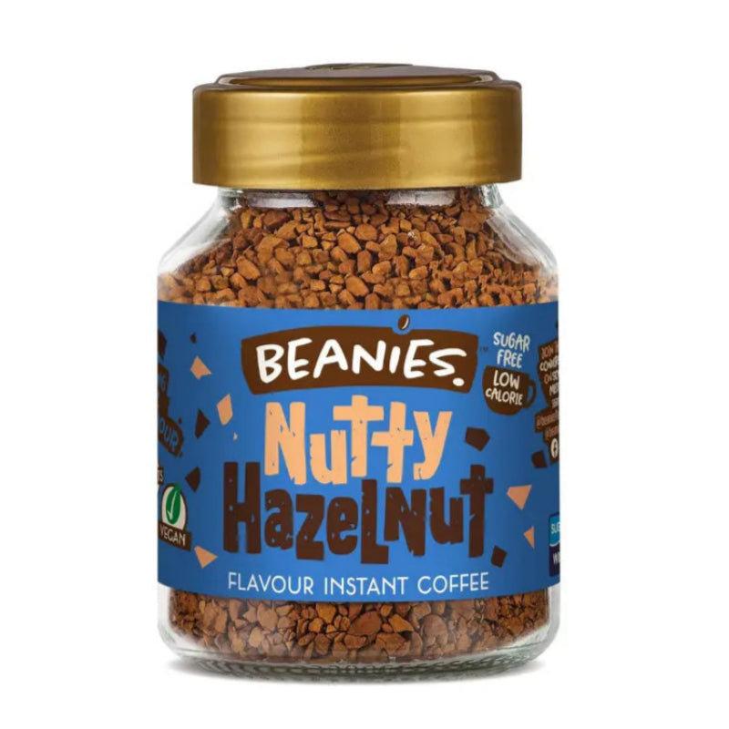 Beanies Nutty Hazelnut Instant Coffee 50gm