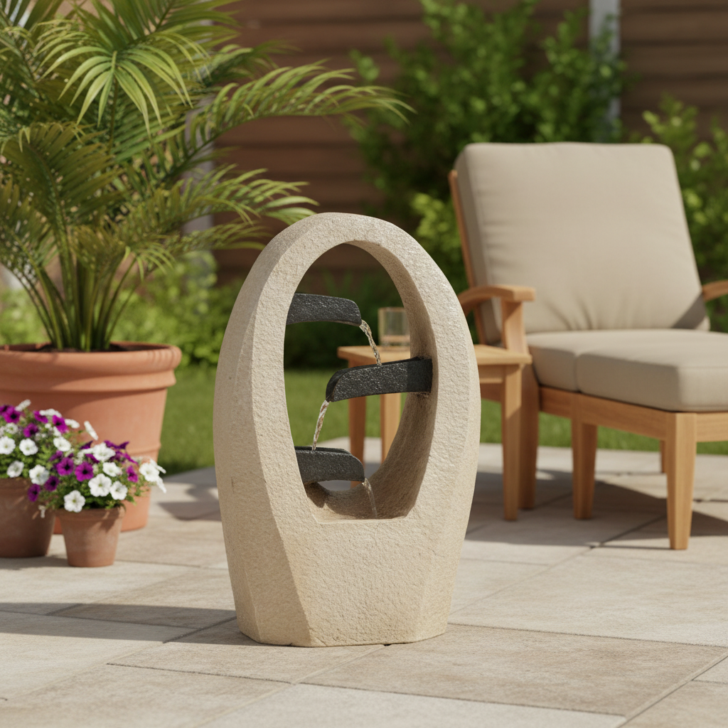 Big Oval Poly Fountain