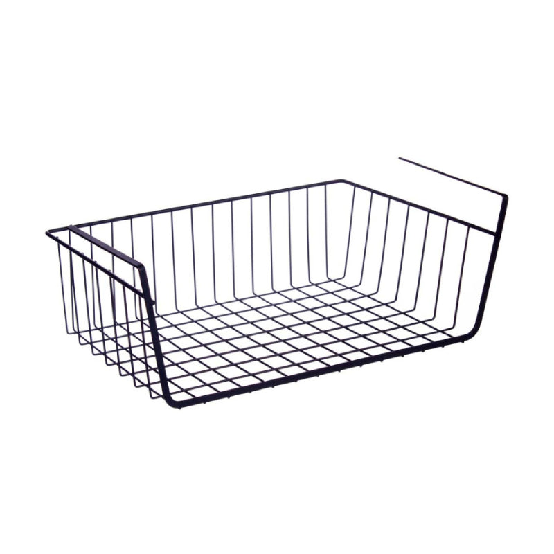 Black Metal Basket Holder