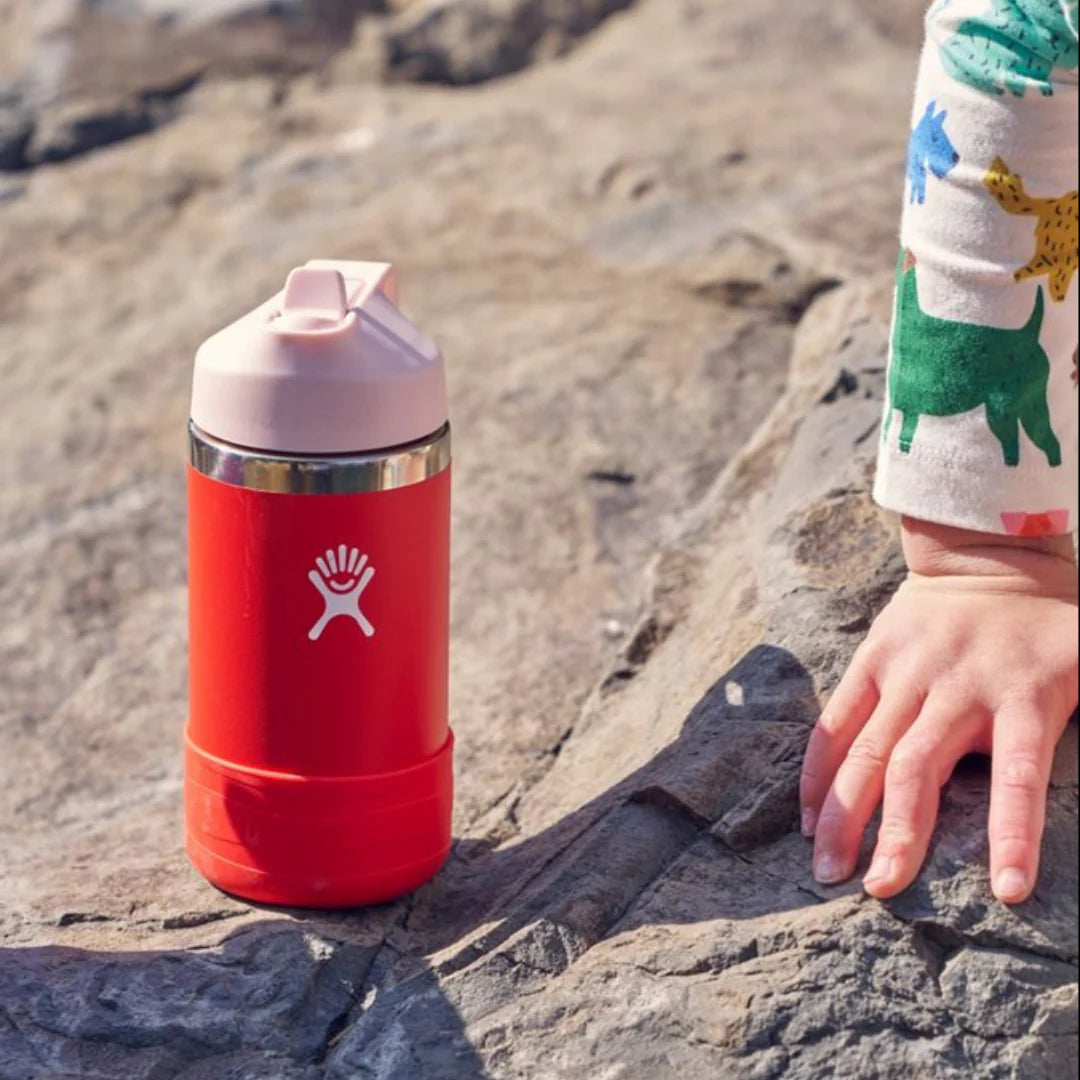 Hydro Flask 12 Oz Kids Wide Mouth Straw Cap And Boot Goji