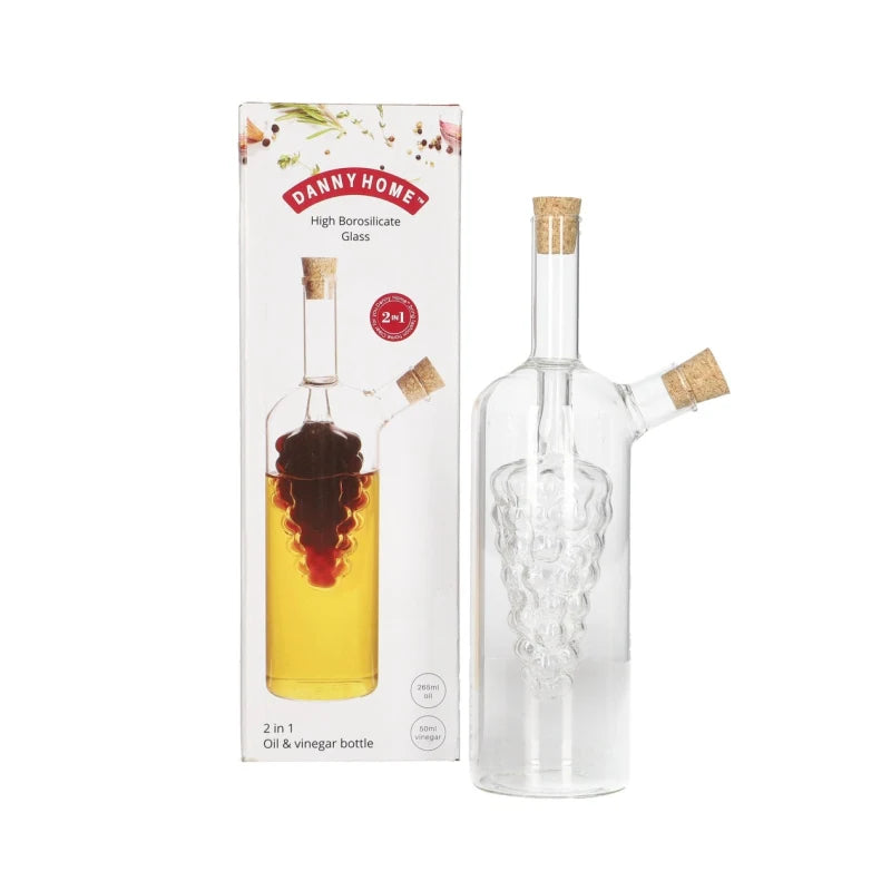 Borosilicate 2 in 1 Oil & Vinegar Bottle 315ml