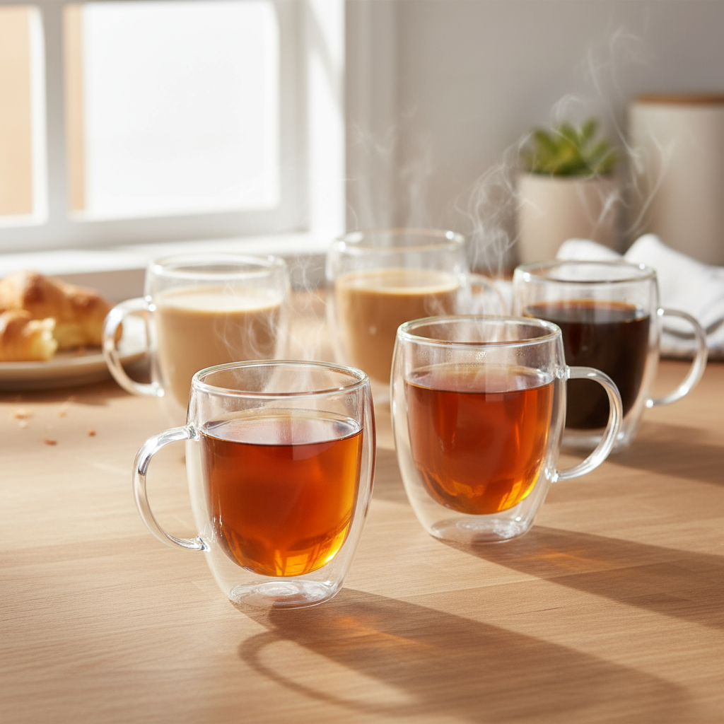 Borosilicate Breakfast Mug 340ml (Set of 6)