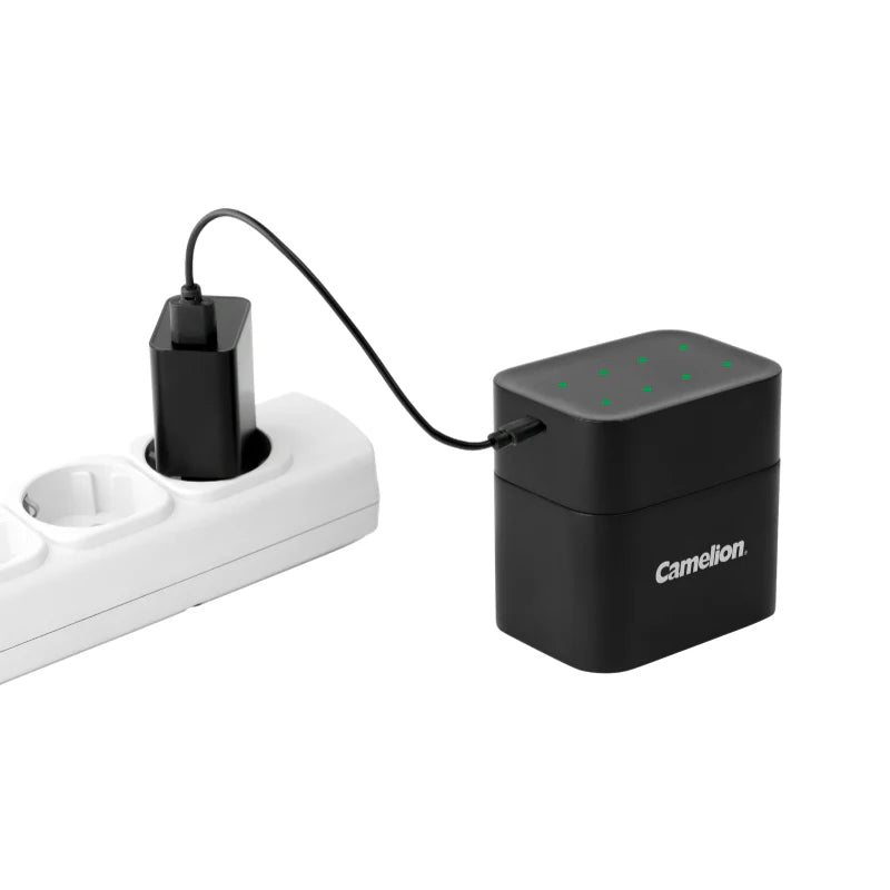 Camelion 1.5V Lithium-ion Battery & Charger Set (4x AA & 4x AAA)