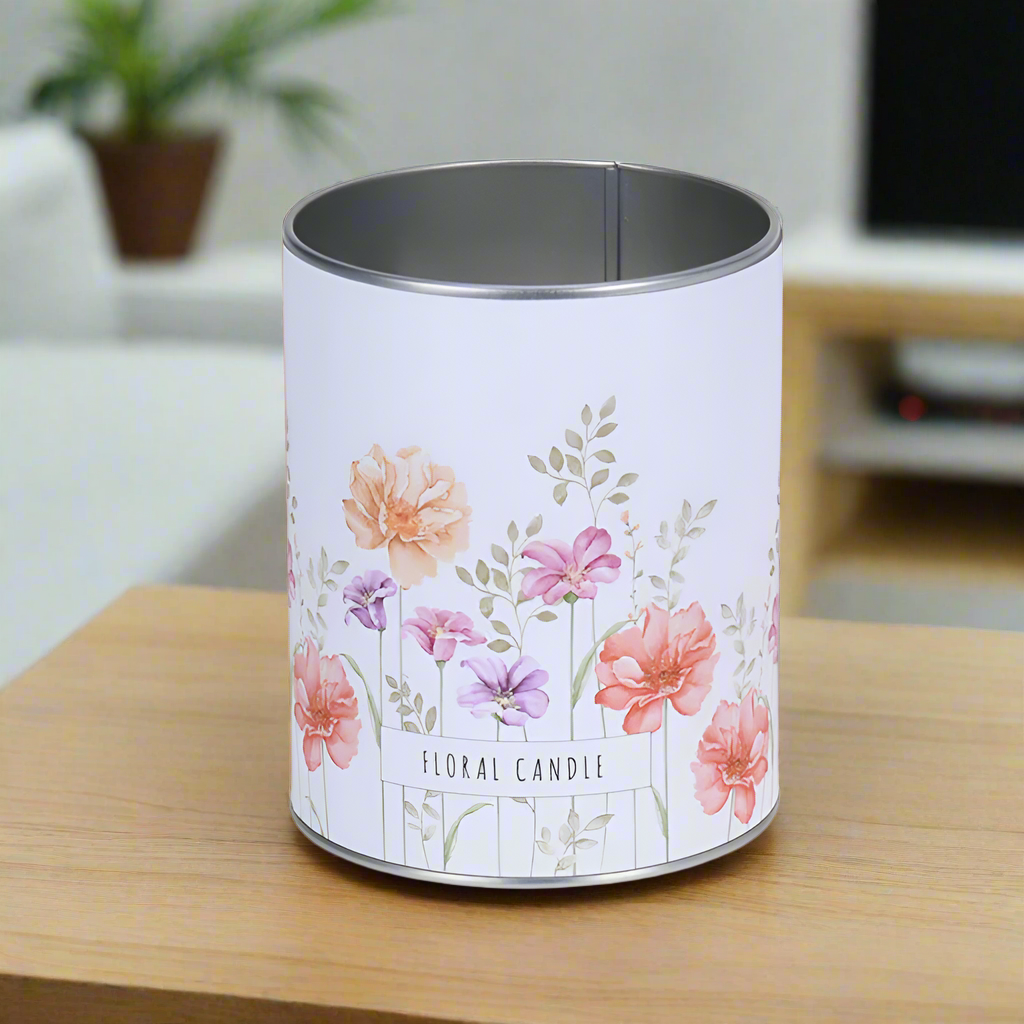 Candle in Teak Bowl 11CM