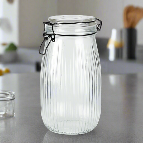 Glass Jar With Lid 1500ML