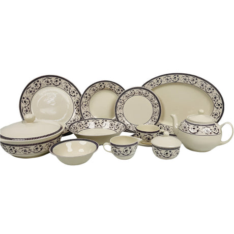 Callista Purple Dinner Set 85pcs