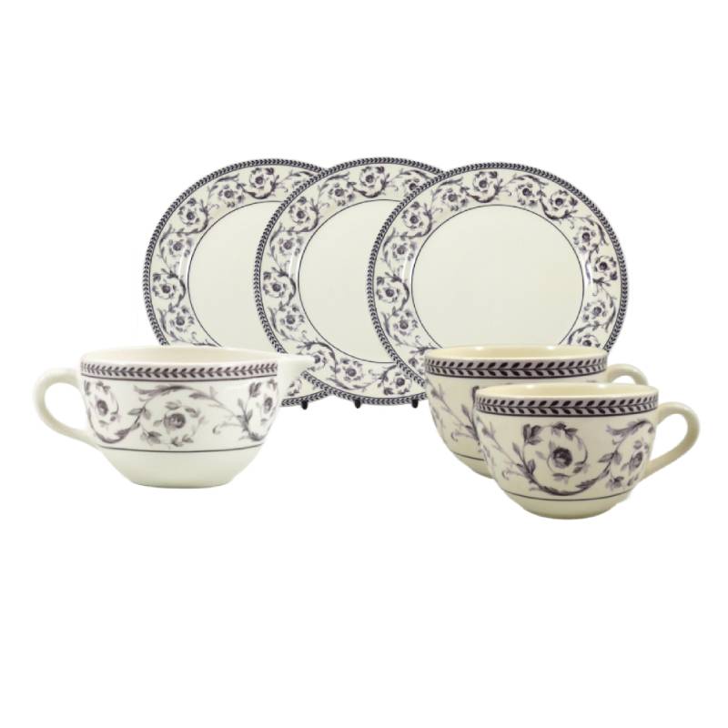 Callista Purple Tea Set 24pcs