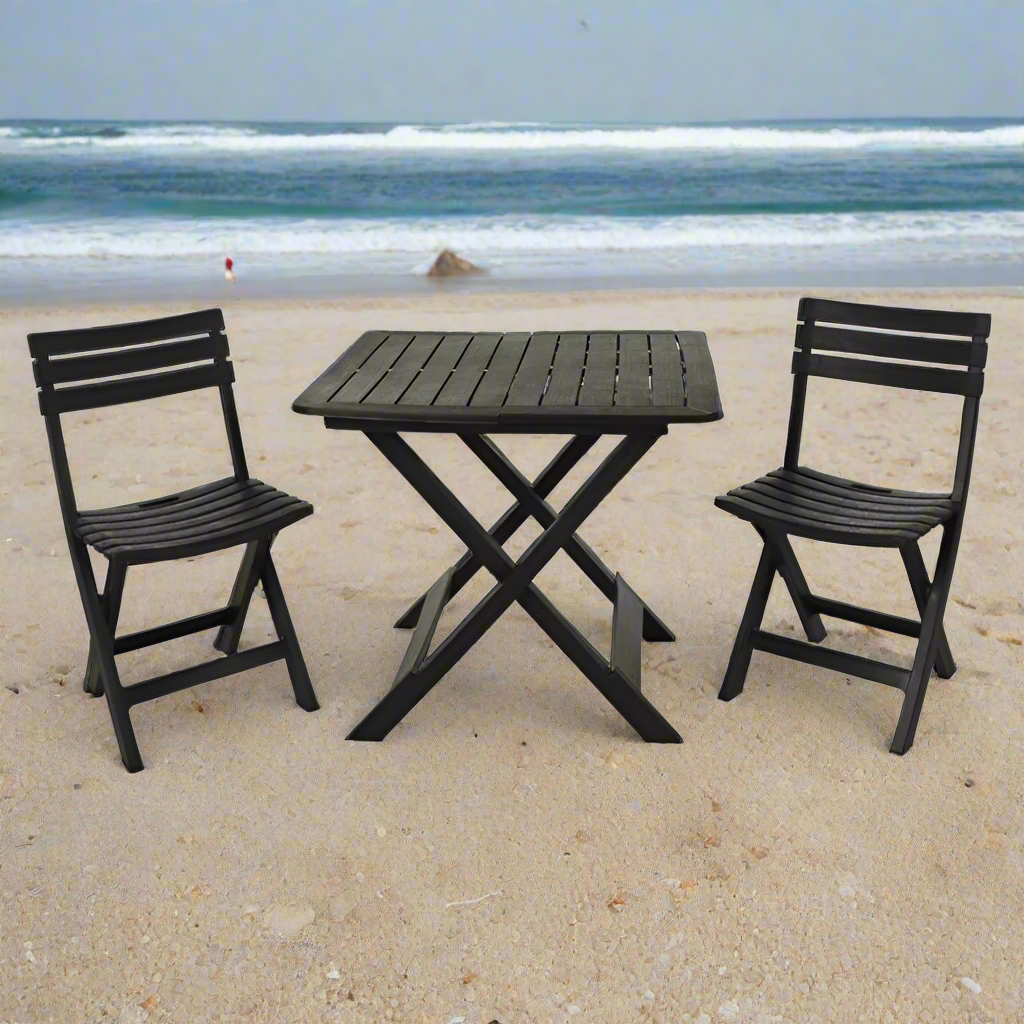 Camping Set Anthracite (Set of 3)