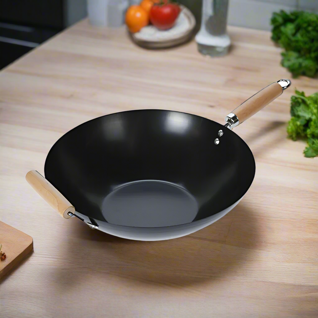 Carbon Steel Wok 35cm
