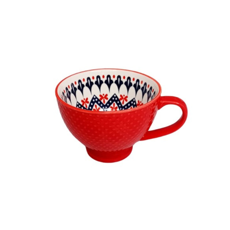 Ceramic Breakfast Bahamas Coffee Mug Red 355ml