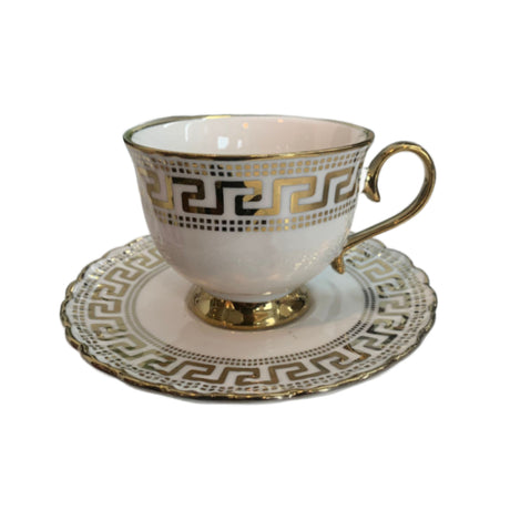 Ceramic Coffee Cup With Saucer