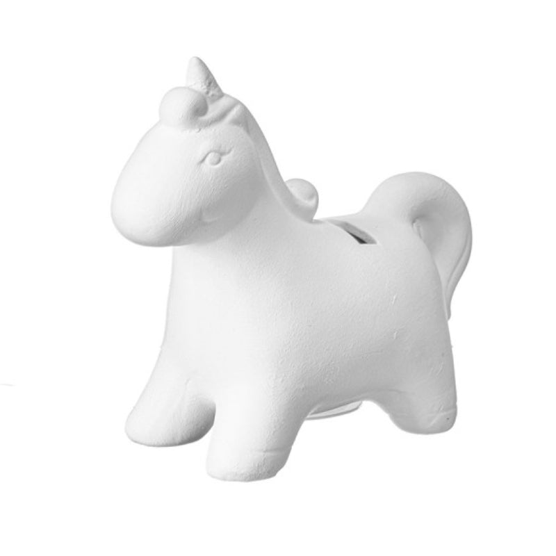 Ceramic Money Box Unicorn for Paint