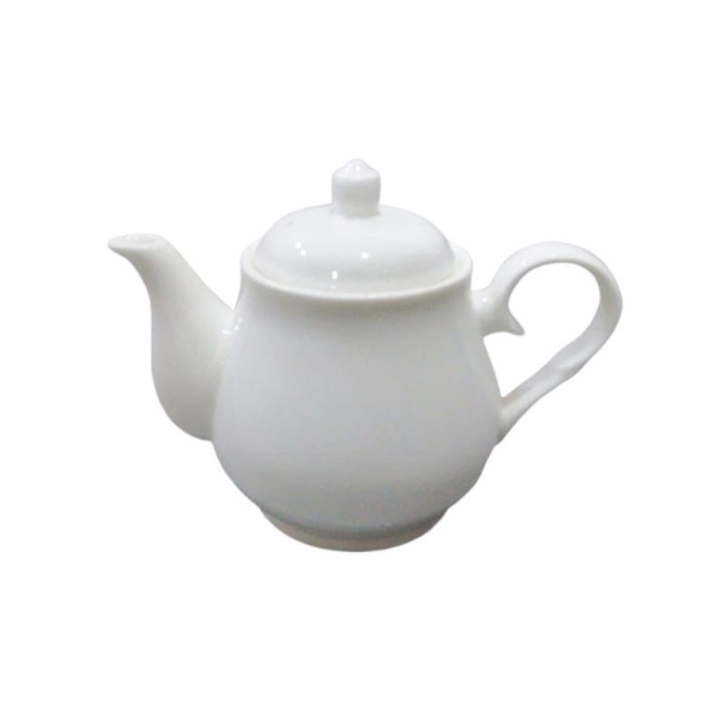 Ceramic Tea Pot 550ml White