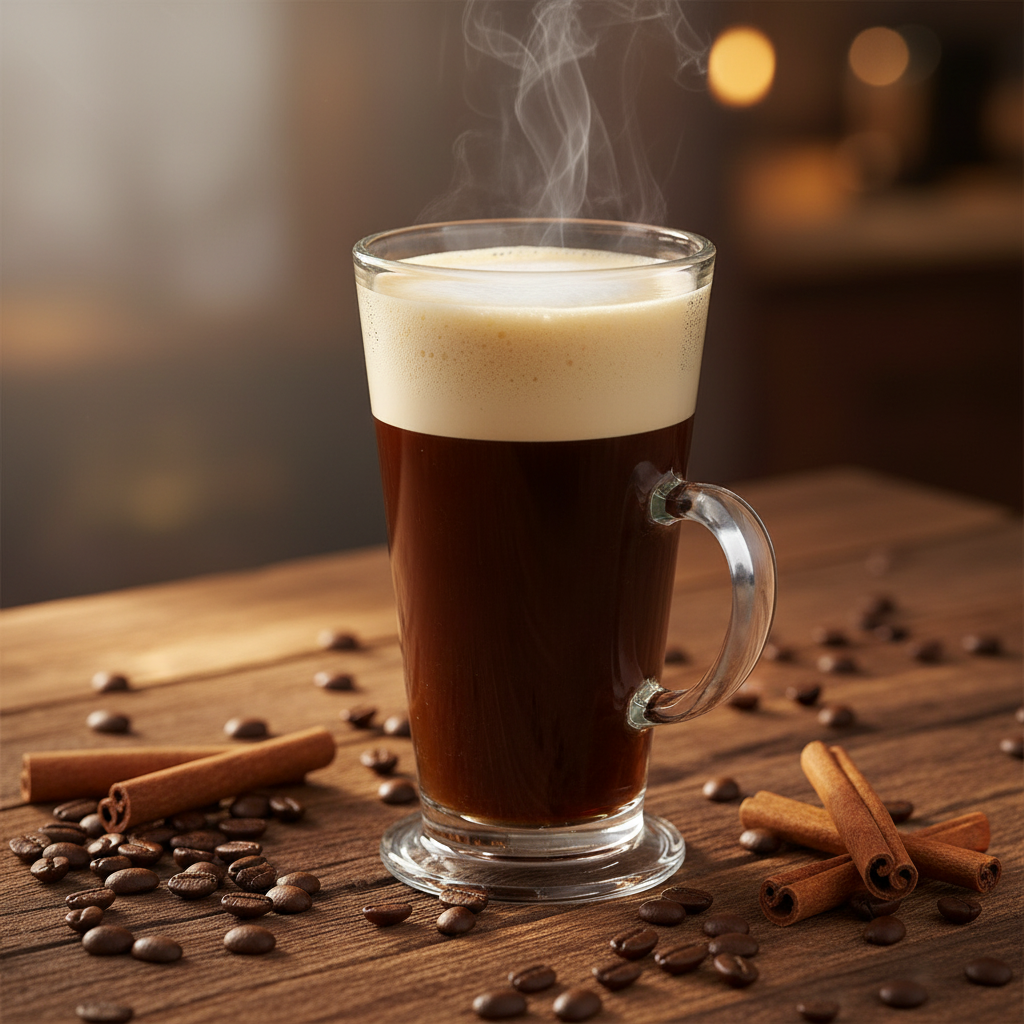 Coffee Latte Glass Cup 280ml