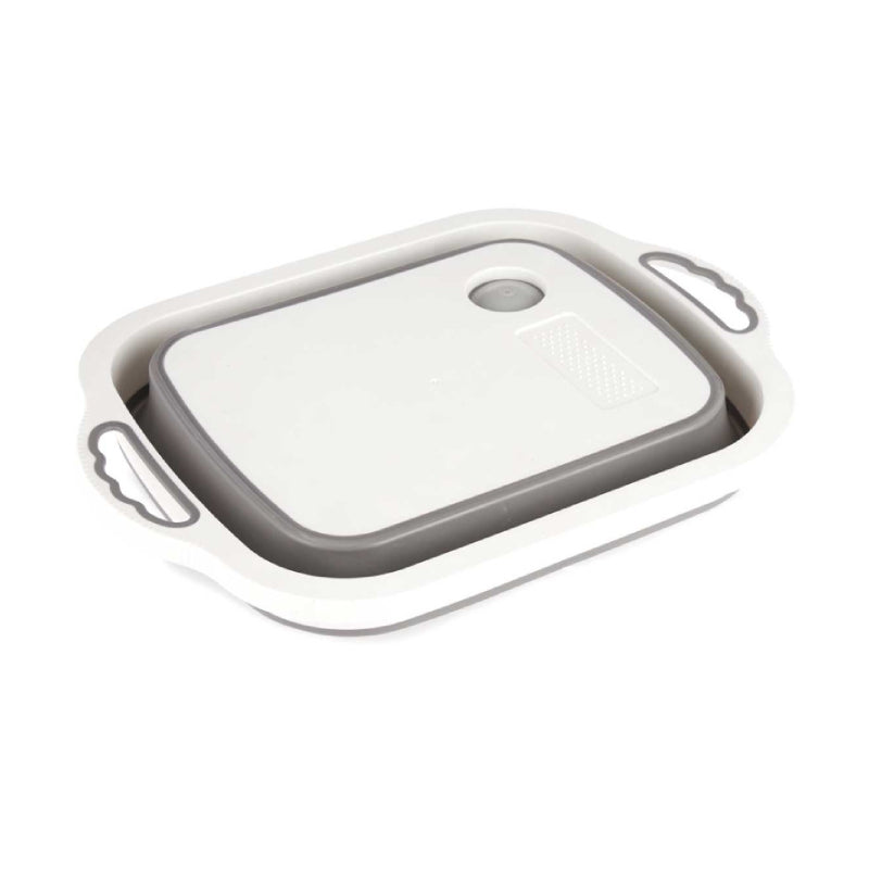 Collapsible Cutting Board With Colander