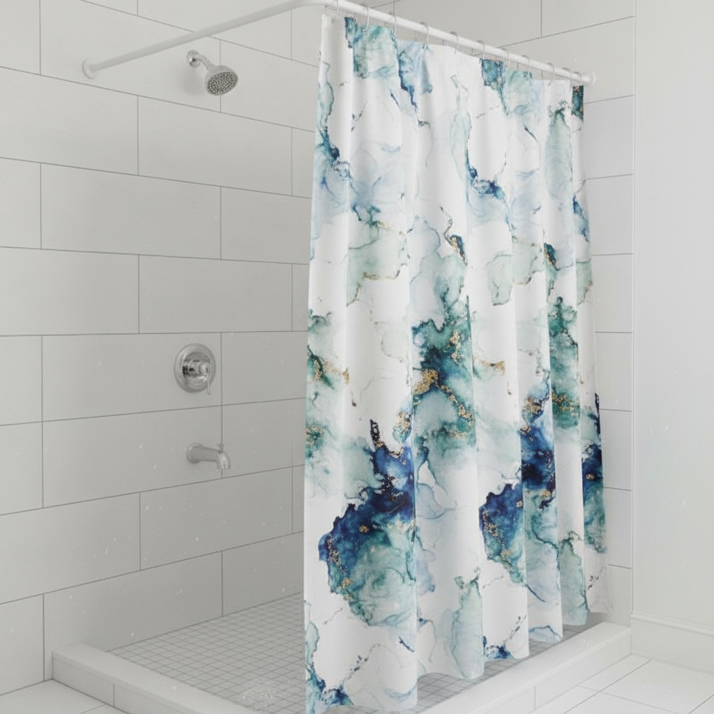 Curved Rod 80x100-150 White