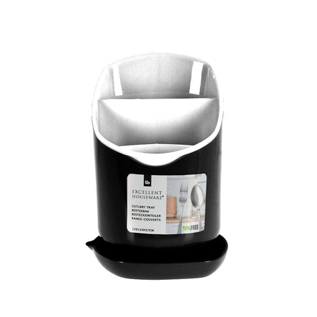 Cutlery Holder With Tray